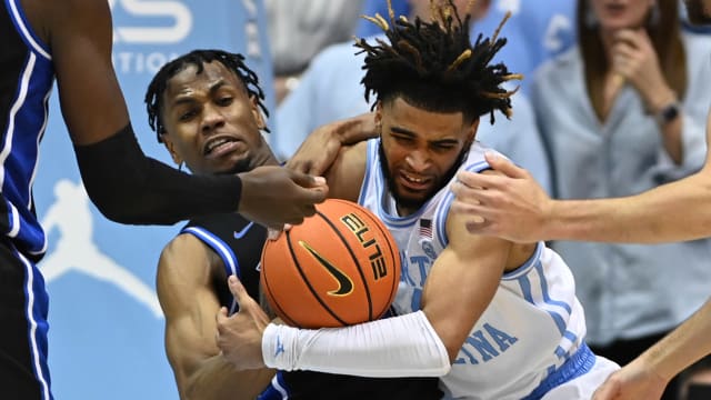 UNC basketball versus Duke